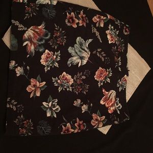 Loft floral petite mini skirt